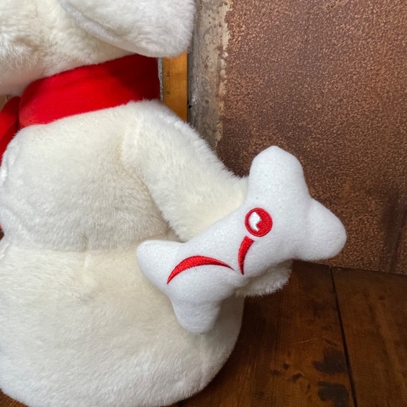 Vintage 2000/2001 PetSmart Dog Christmas Holiday SnowPuppy Snowman Plush- 2! - Picture 9 of 11